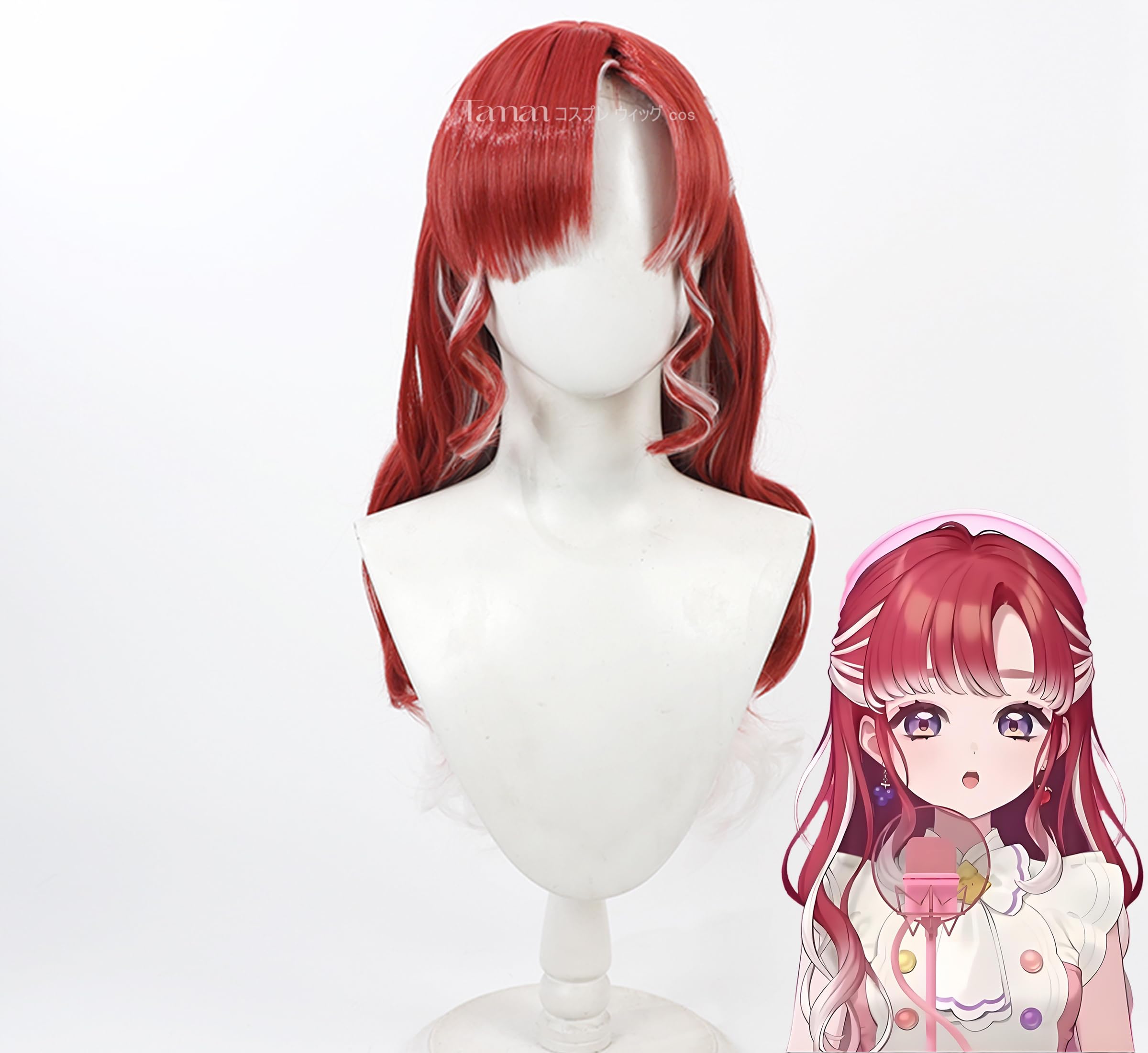 Amazon.co.jp: 早乙女ベリー ウィッグ かつら コスプレウィッグ 髪